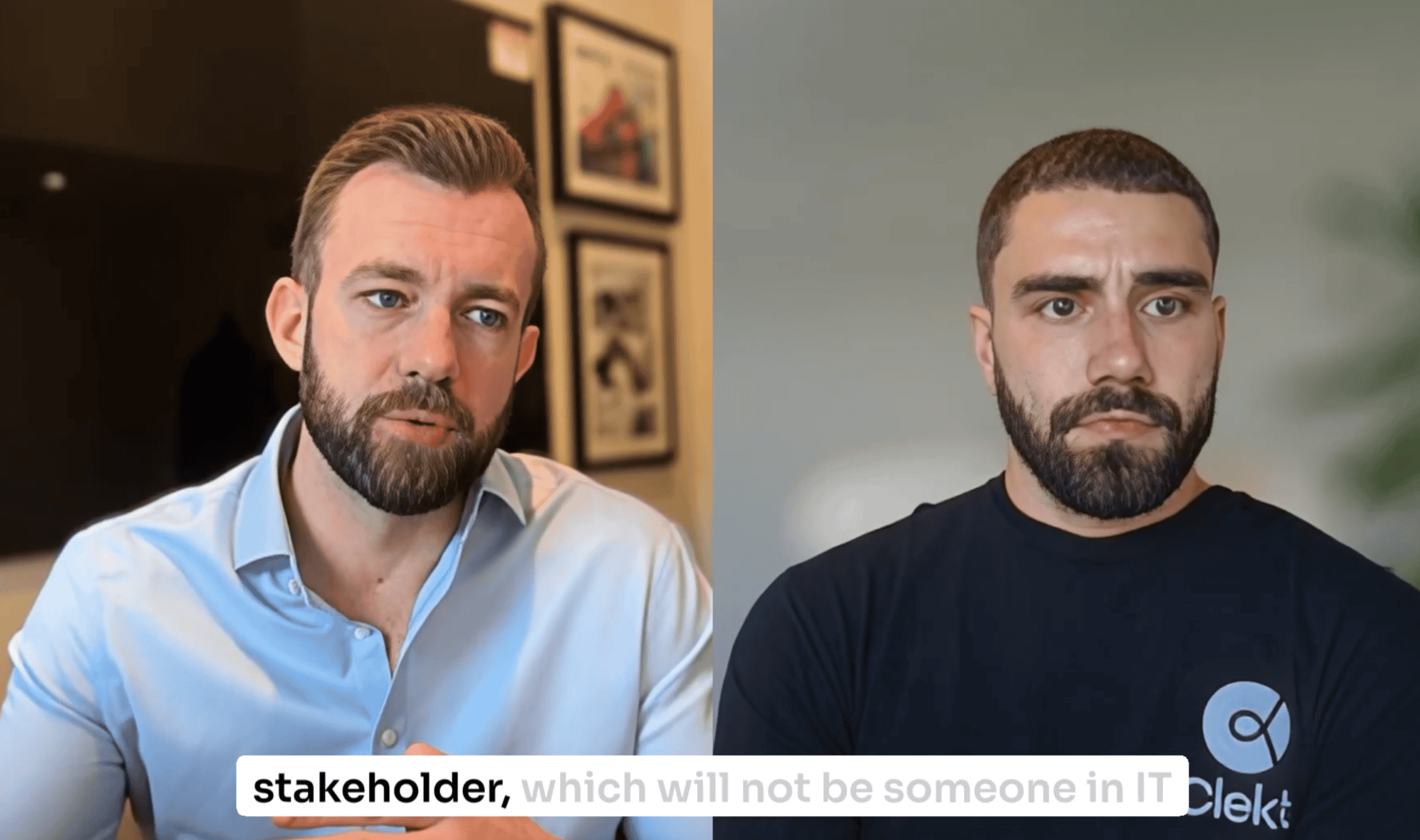 Clekt Chris Harling & Ben Tunstall, Director of Consumer Industries at Snowflake