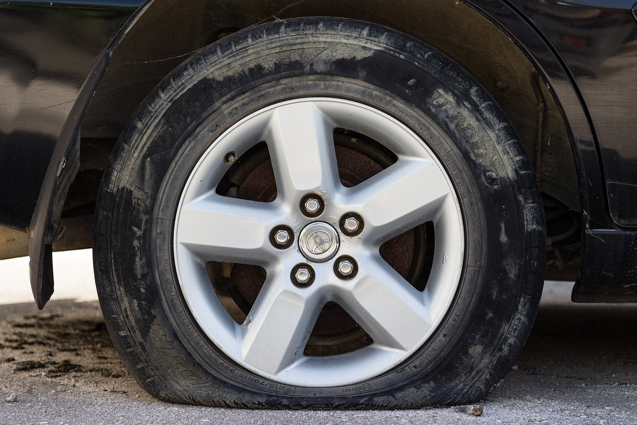 Auto suspension inspection for signs of wear and damage.