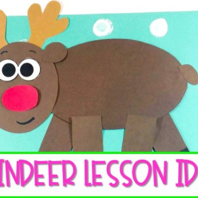 Reindeer Lessons & Activities! (Reindeer Book Freebie)
