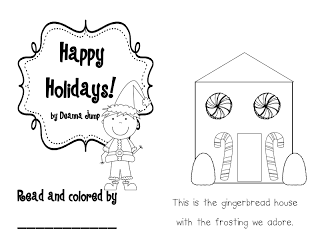 Happy Holidays FREE emergent reader