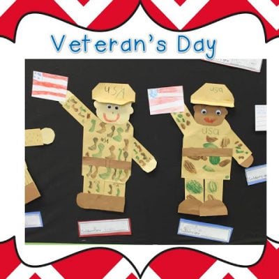 Adorable soldiers for Veterans Day