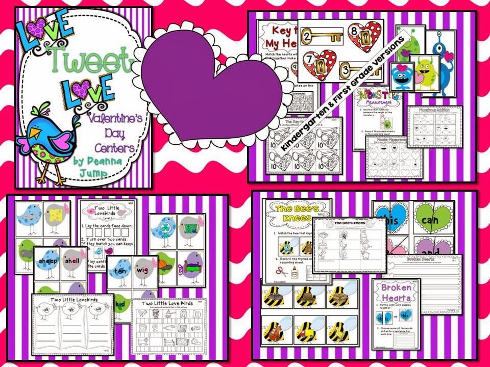Valentine's Day Centers! Love, Tweet Love!