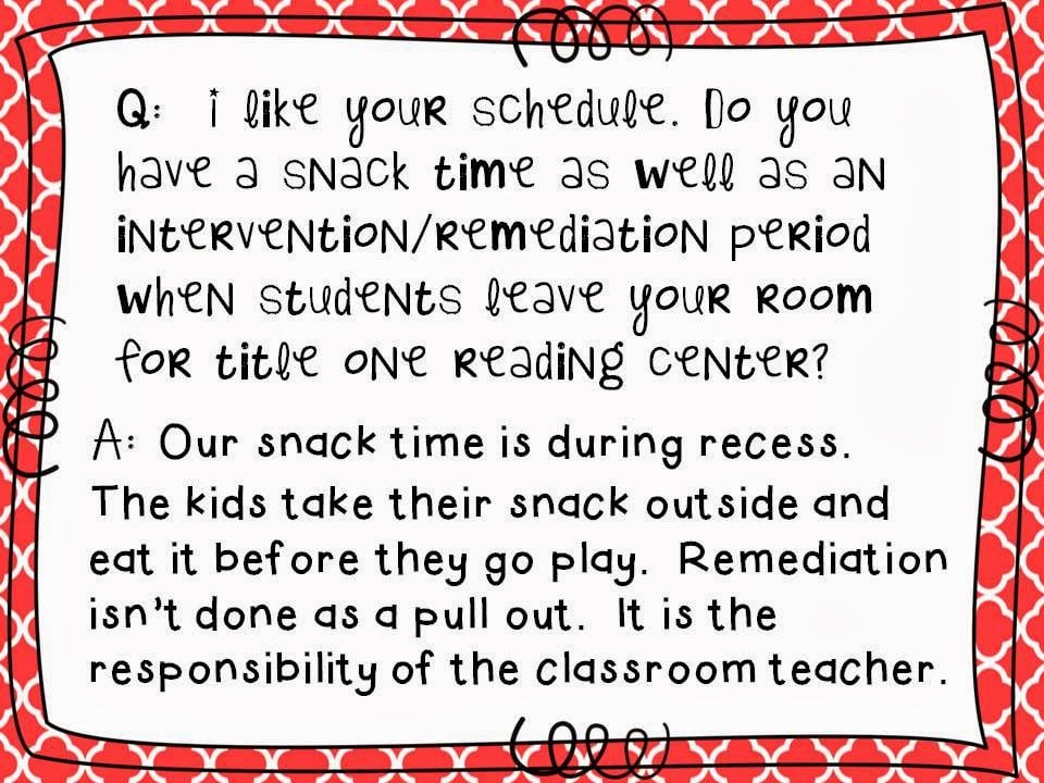 Literacy Centers YOUR QUESTIONS ANSWERED
