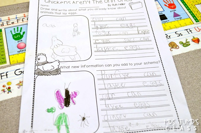Engaging reading activities for kindergarten and first grade! See how we improve reading comprehension through various reading comprehension strategies. FREE sample file too!