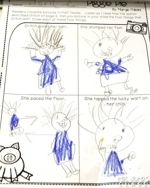 Engaging reading activities for kindergarten and first grade! See how we improve reading comprehension through various reading comprehension strategies. FREE sample file too!