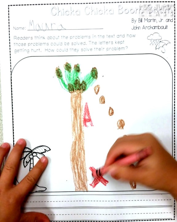 Chicka Chicka Boom Boom Activities for Back to School. Kindergarten and first grade classroom ideas with a Chicka Chicka Boom Boom directed drawing, science, and writing!