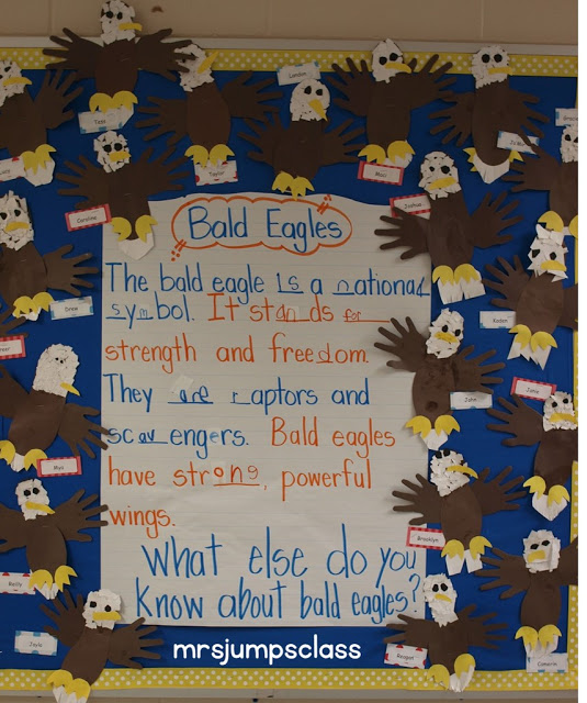American Symbols is one of my favorite units to teach!  I took all of the facts about the U.S. symbols and broke them down into fun, engaging lessons.  Here are a few pics of some of the activities.