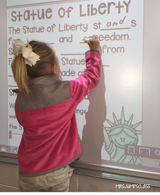 American Symbols is one of my favorite units to teach!  I took all of the facts about the U.S. symbols and broke them down into fun, engaging lessons.  Here are a few pics of some of the activities.