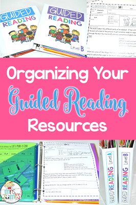 Guided Reading Organization helps you stay on track for your small group lessons.  These kindergarten leveled texts will help you guide your students in their reading.  There is a free lesson for you too!
