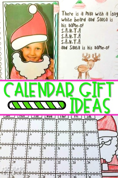 Christmas Calendar Parent Gift Ideas for the Classroom. Students will make a parent calendar. These Calendar gifts are updated each year!