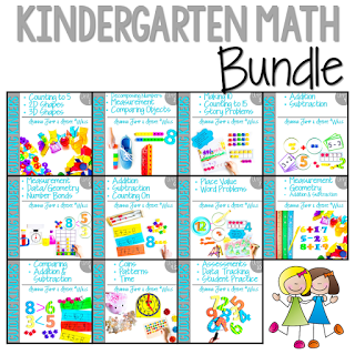 kindergarten guided math bundle