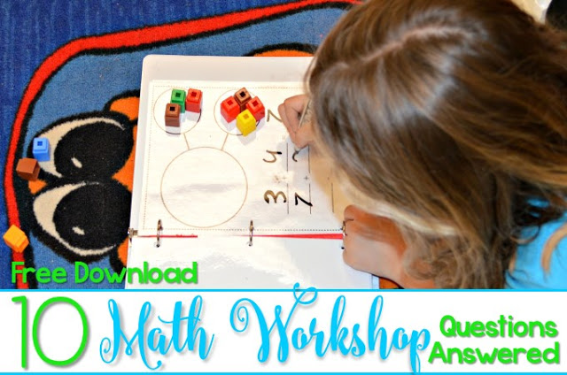 Kindergarten Math Workshop! See how we build math fluency and number sense through everyday math workshop!