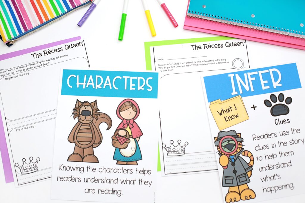 An inference activity for The Recess Queen