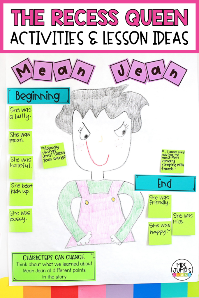 The Recess Queen activities and lesson ideas