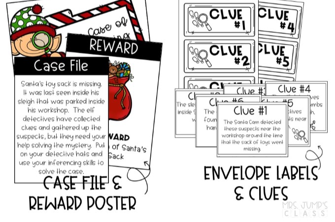 Christmas Inference Detectives Kindergarten First-Grade