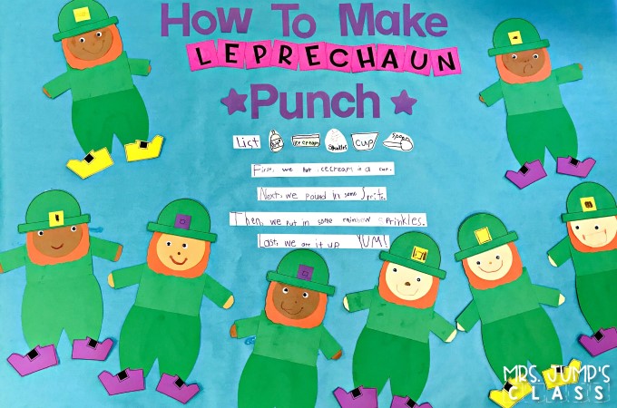 St. Patrick's Day activities for kindergarten and first grade. Cute craft ideas and fun math and literacy lessons to help you celebrate.