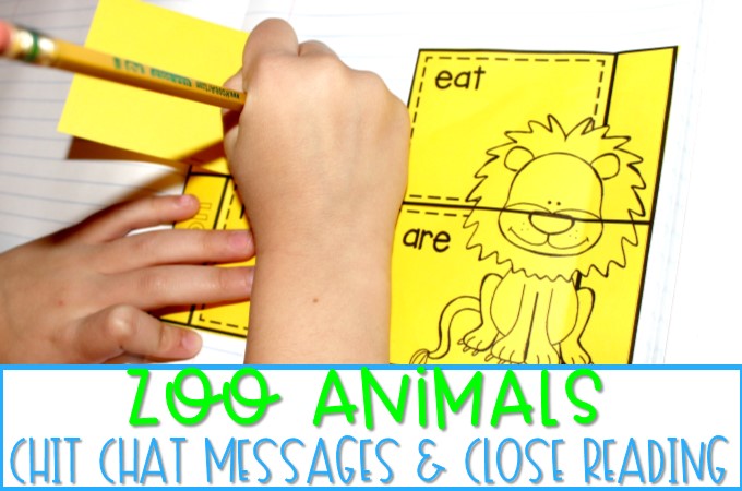 Zoo Animals unit packed full of resources! Engaging and fun activities. Chit Chat messages, close reading passages, crafts, and more!