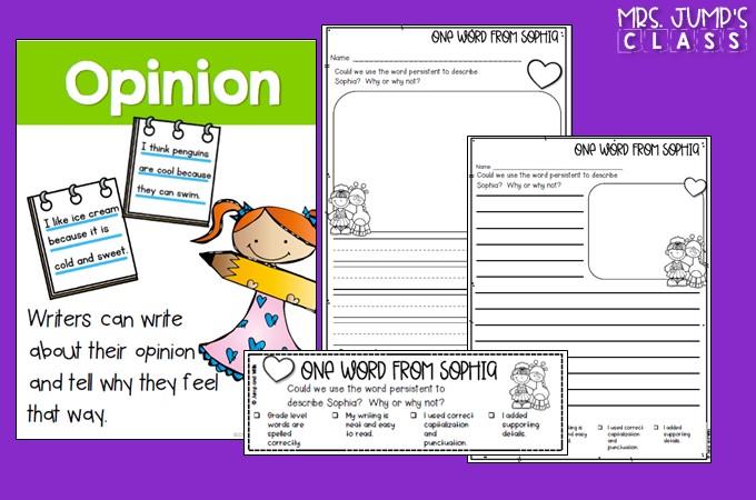 One Word From Sophia lesson plans for kindergarten, first, and second grade! Five day reading comprehension lesson plans to print and teach.