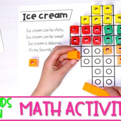 Fun Hands On Math Activities Using Snap Cubes (FREE! Sample)