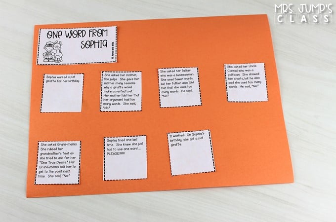 One Word From Sophia lesson plans for kindergarten, first, and second grade! Five day reading comprehension lesson plans to print and teach.