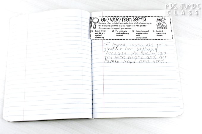 One Word From Sophia lesson plans for kindergarten, first, and second grade! Five day reading comprehension lesson plans to print and teach.
