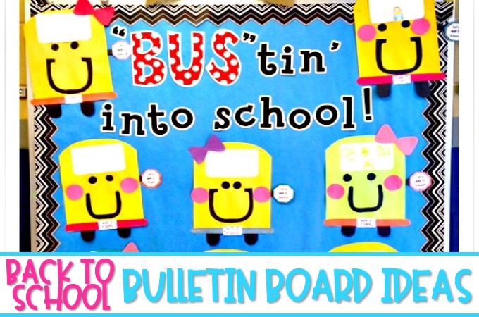 Back to School Bulletin Board Ideas! Here are some of my favorite bulletin board ideas I found that are perfect for back to school.