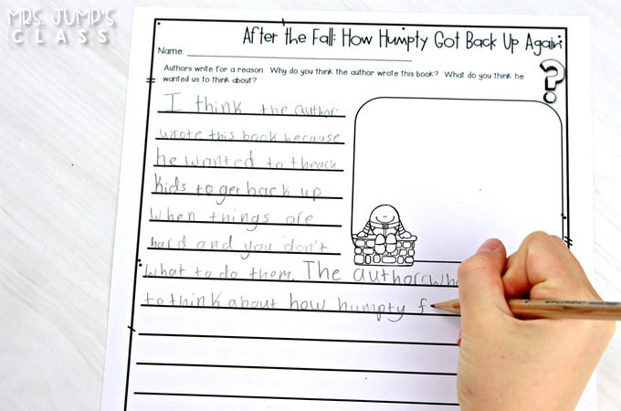 After the Fall (Humpty Dumpty) reading comprehension lesson plans. Students respond to literature while developing reading comprehension strategies, vocabulary, and grammar.&nbsp;
