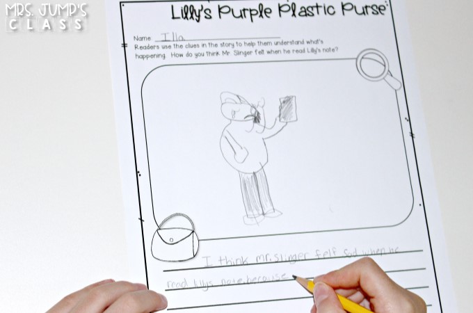 Lilly's Purple Plastic Purse reading comprehension lesson plans for K-2! This FREEBIE includes 5 lesson plans, complete with student response activities and a craft!