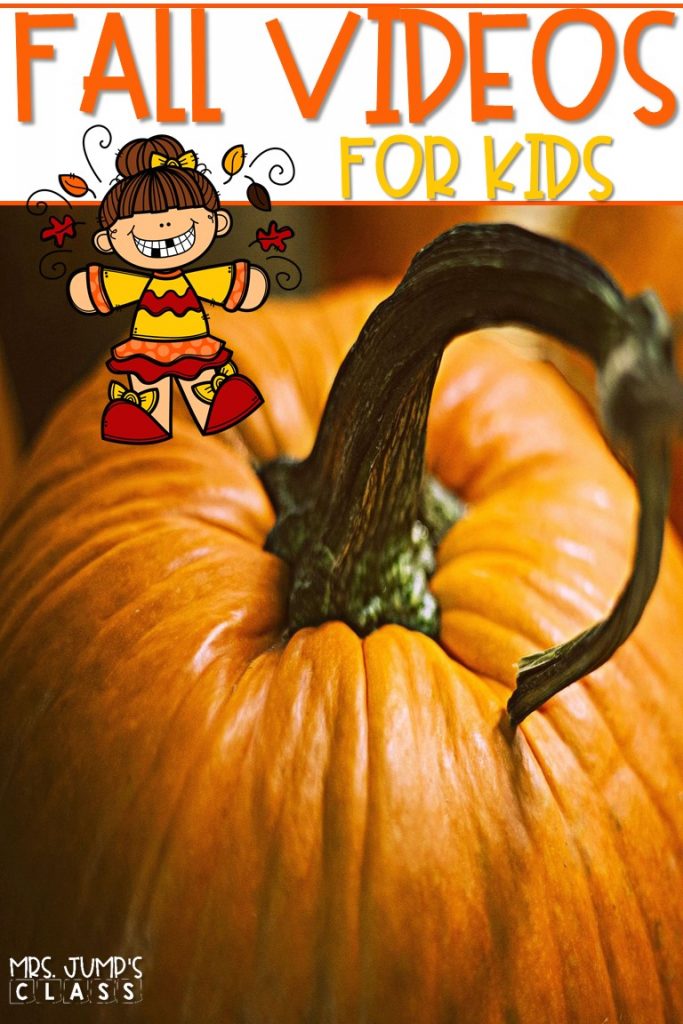 Fall videos for kids! Use these fall videos to teach about leaves, pumpkins, bats, owls, and spiders during your fall-themed lessons.