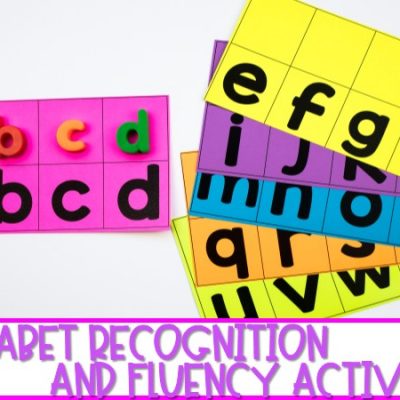 Alphabet Recognition and Fluency Activities for Kindergarten (FREE FILE)