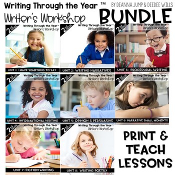 Writers Workshop: 2nd Grade Yearlong BUNDLE