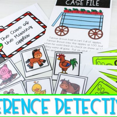 Students Practice Making Inferences as Inference Detectives in K-1