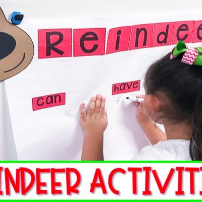 Reindeer Activities for Kindergarten