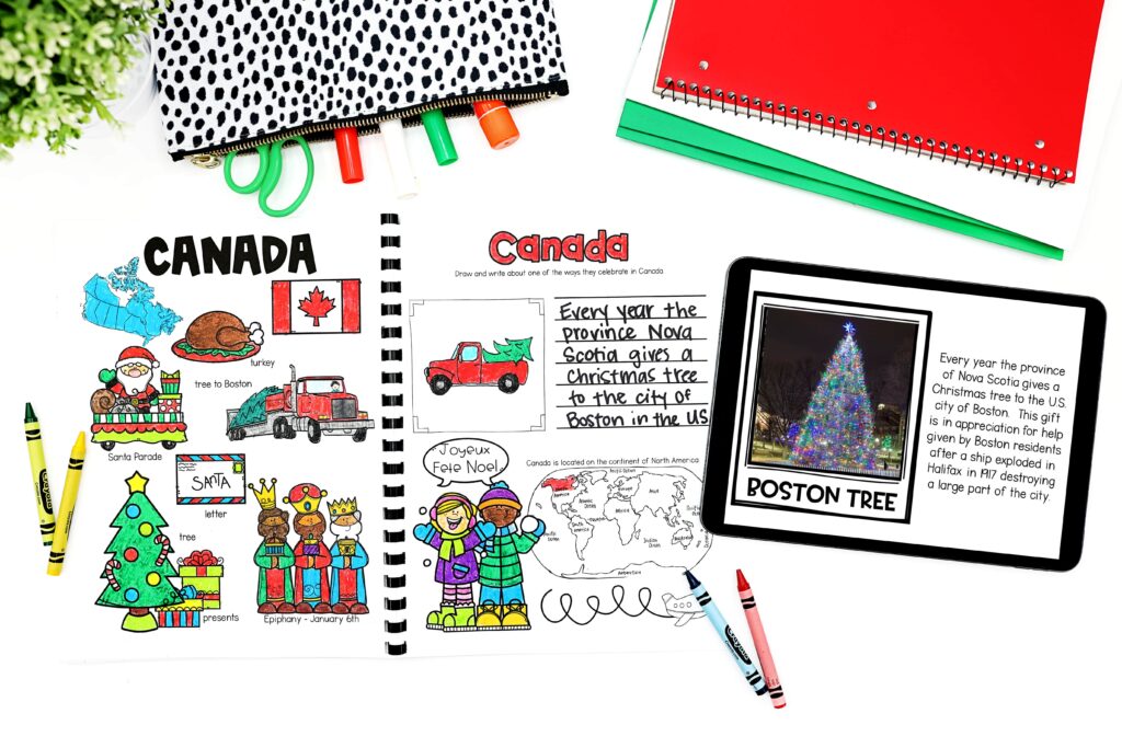 Canada printables for holidays around the world