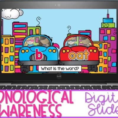 Digital Phonological Awareness Slides for Literacy Instruction