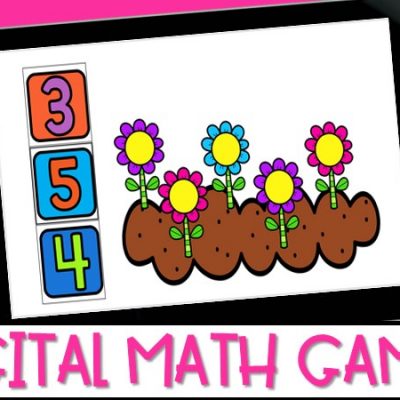 Interactive Digital Math Games for Kindergarten & First Grade