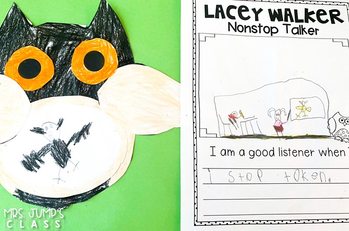 Lacey Walker Nonstop Talker Writing Craftivity