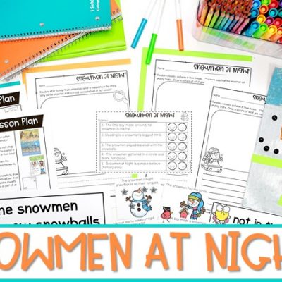 Snowmen at Night Activities for Kindergarten