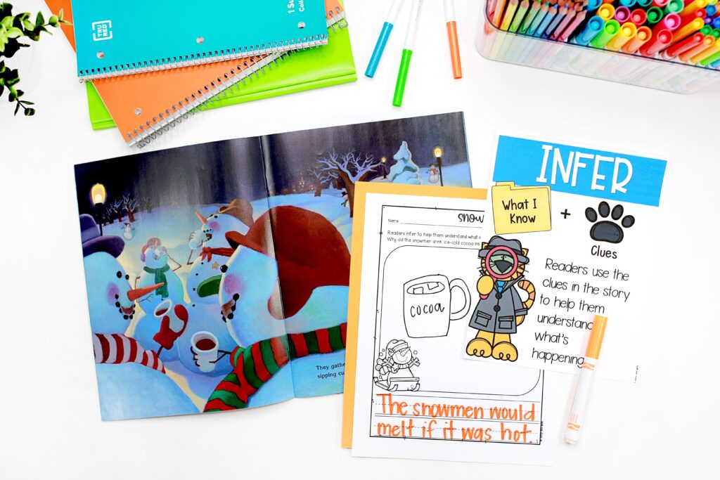 Snowmen at Night inference activity