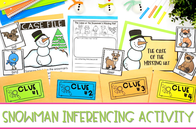 Snowman inferencing activity