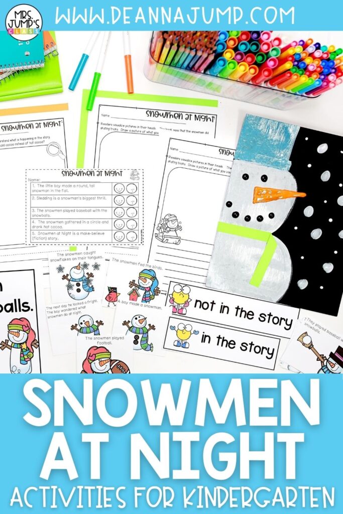 Snowmen At Night Activities for Kindergarten