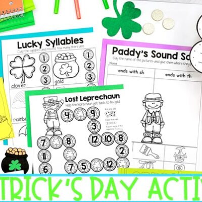St. Patrick’s Day Math and Literacy Activities