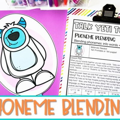 Phonological Awareness Small Group Activities