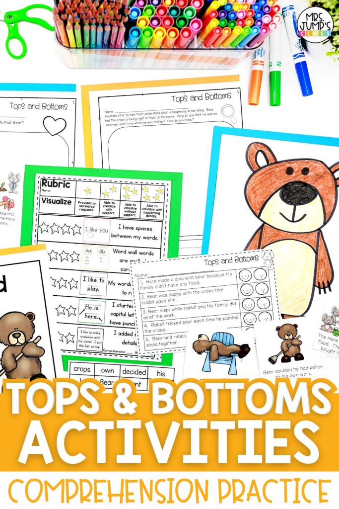 Tops and Bottoms Activities - Comprehension Practice