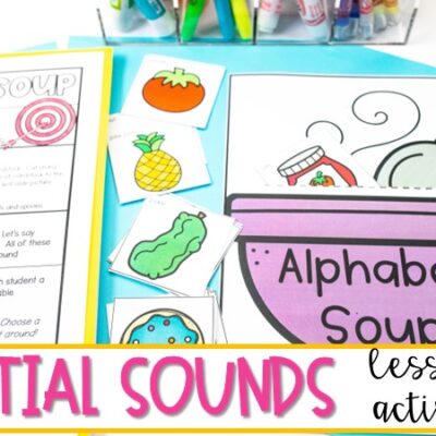 Initial Sounds Activities for Phonological Awareness