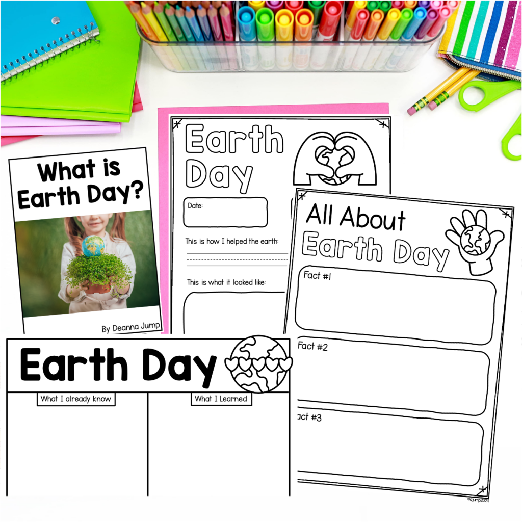 Writing options for Earth Day