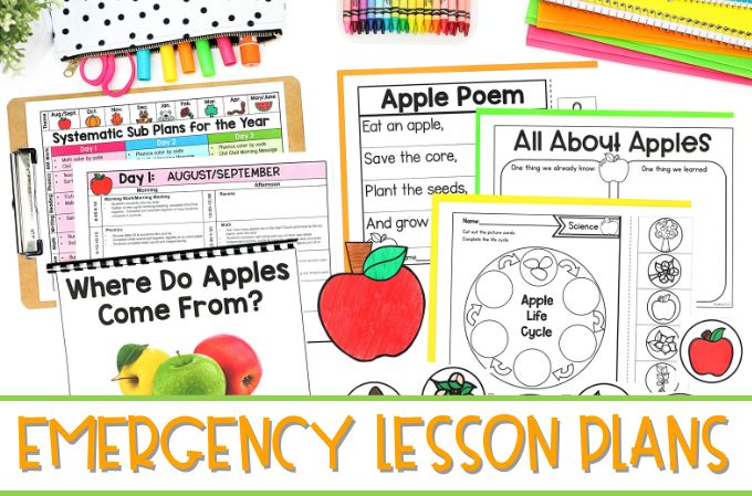 Emergency Lesson Plans