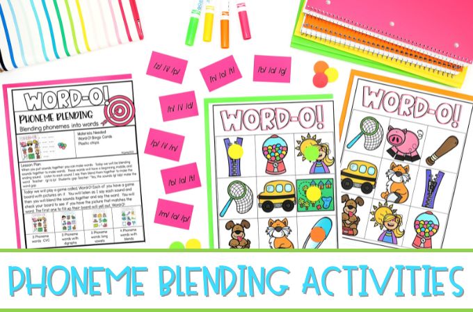 Phoneme blending activities