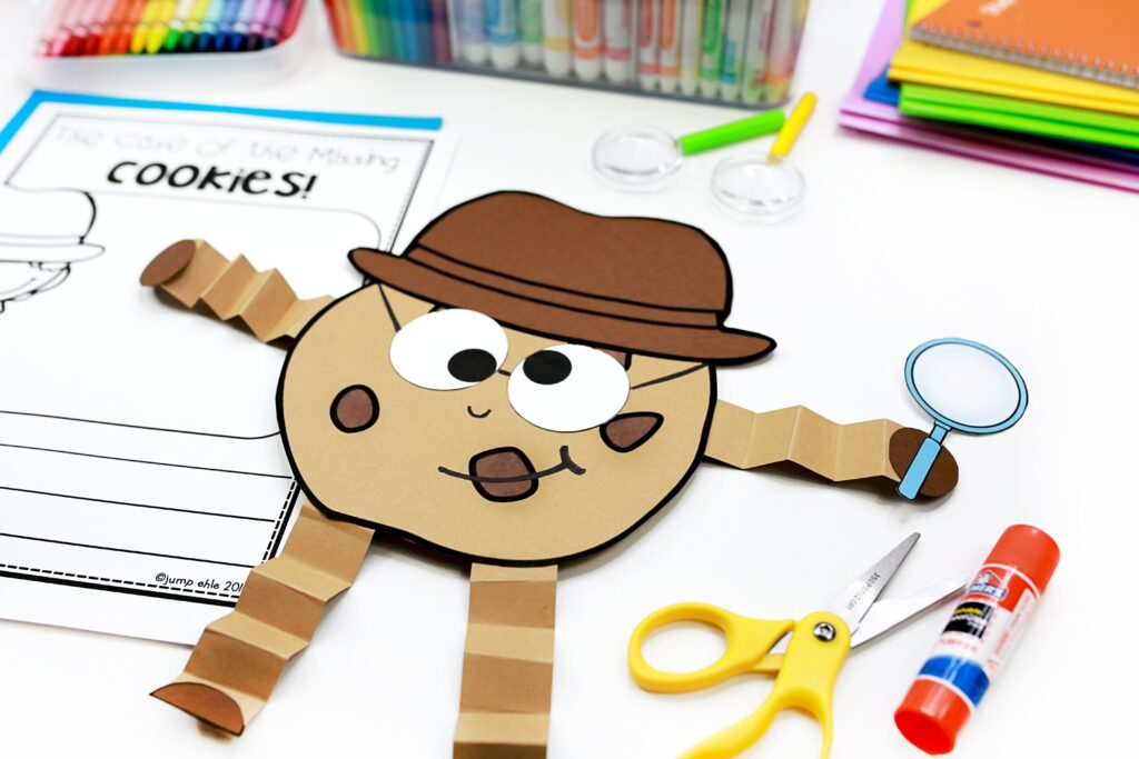 A completed cookie detective craft