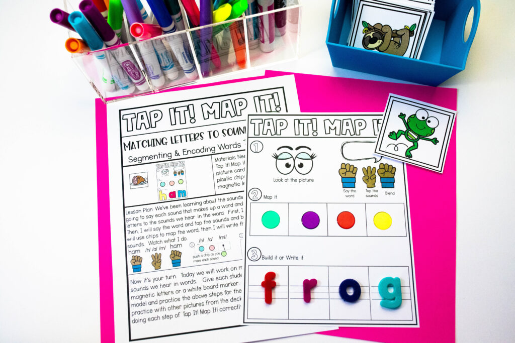 A word mapping mat and lesson plan